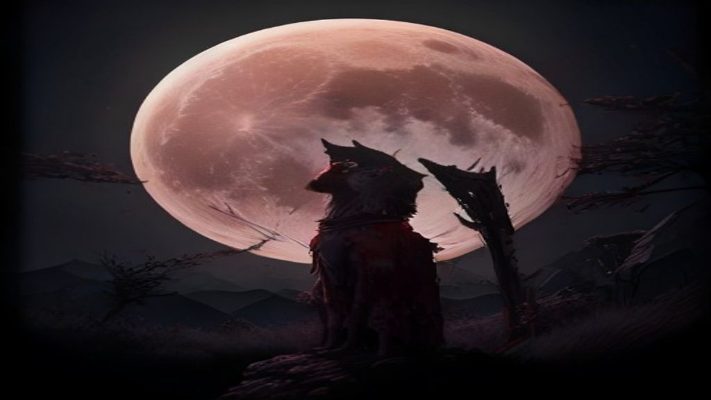 The progress of a Blood Moon